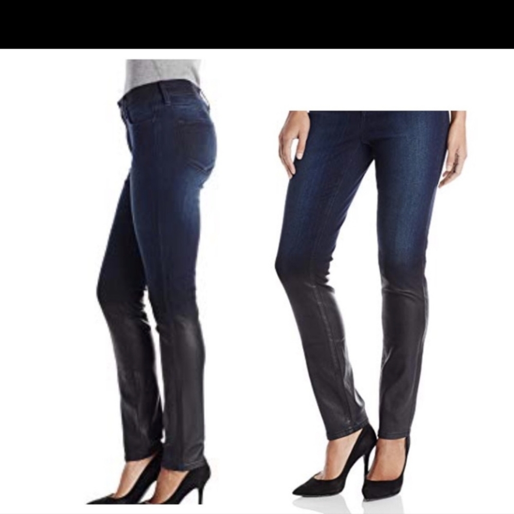 NYJD Alina Legging Jeans in Black Coal